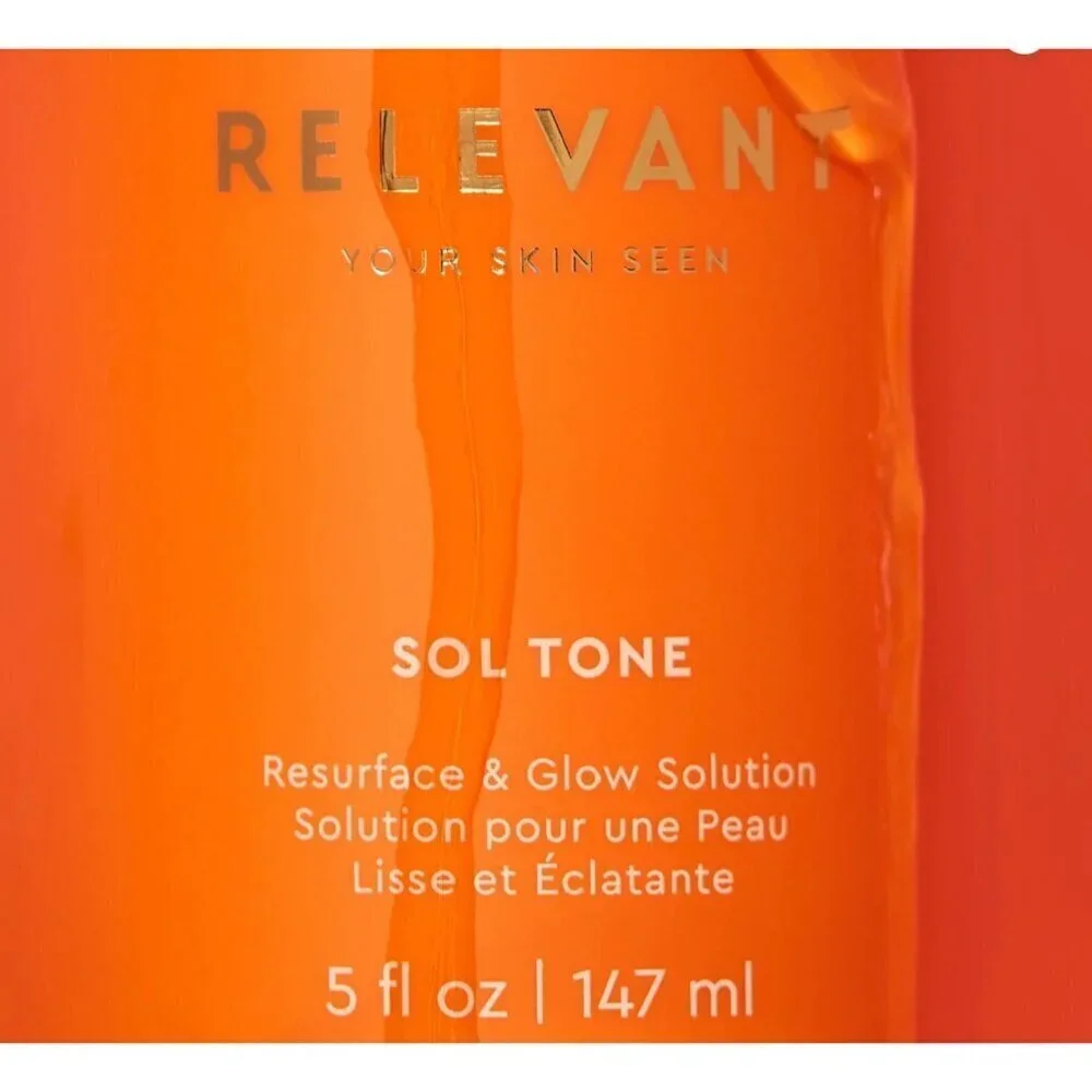 Relevant SOL TONE RESURFACE & GLOW SOLUTION New In Box